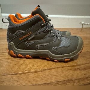 Merrell Kids' Hiking Sneakers in Brown and Orange